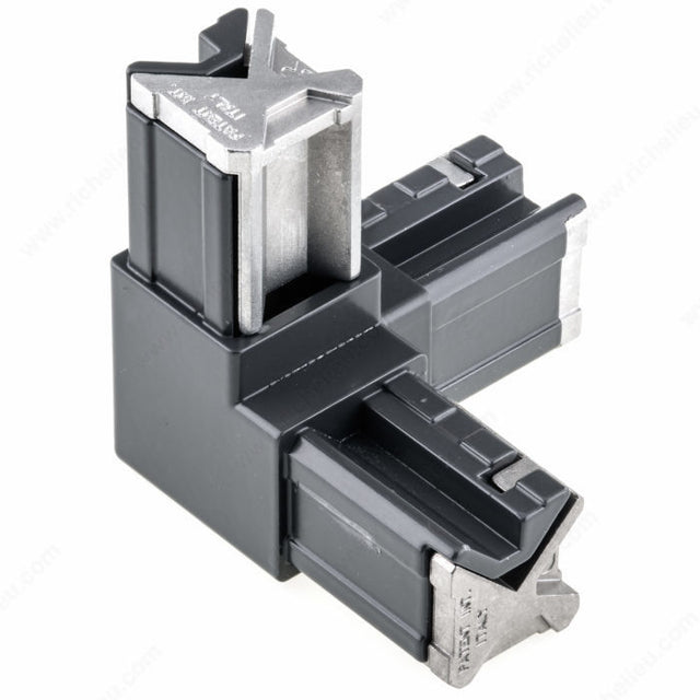 Richelieu 602532906 3-Way Visible Connector - Liberta 25, Black Anthracite