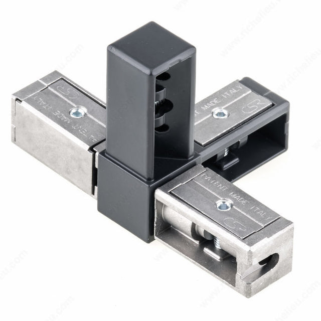 Richelieu 602042906 4-Way Visible Connector - Liberta 20, Black Anthracite