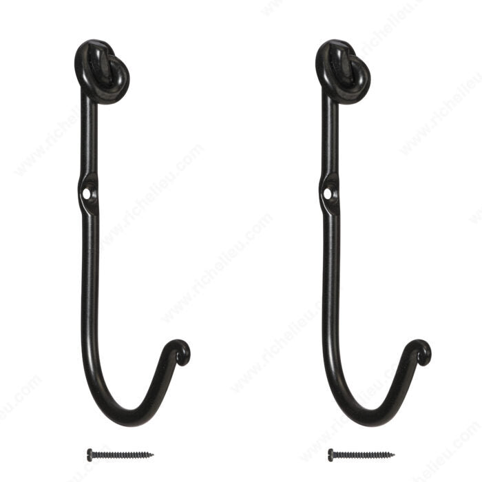 Richelieu BP79129900 Classic Forged Iron Hook - 7912