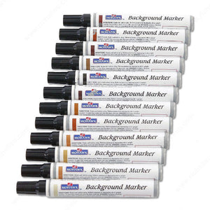 Mohawk M2941210 Background Touch-up Marker 12-Pack Gray Assortment