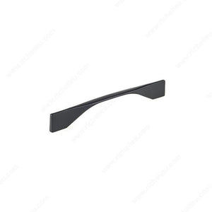 Richelieu BP9253192900 Modern Metal Pull - 9253, Matte Black, 6 5/16 to 7 9/16 in, 7 29/32 in, 7/16 in