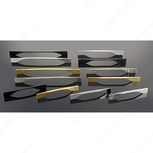 Richelieu BP9253192195 Modern Metal Pull - 9253, Brushed Nickel, 6 5/16 to 7 9/16 in, 7 29/32 in, 7/16 in