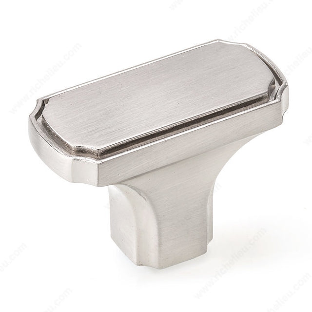 Richelieu BP77043195 Transitional Metal knob - 77043, Brushed Nickel