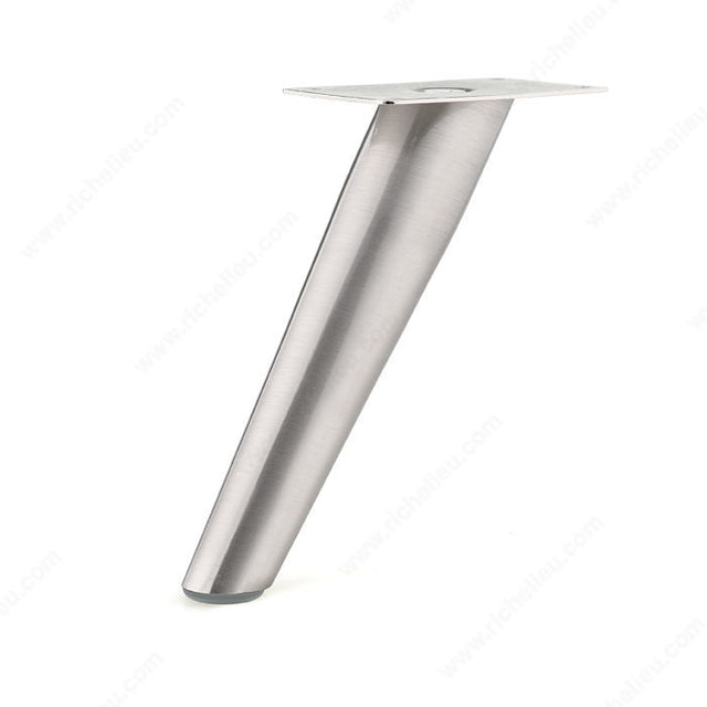 Richelieu 59115091 Contemporary Furniture Leg - 591, Black Nickel
