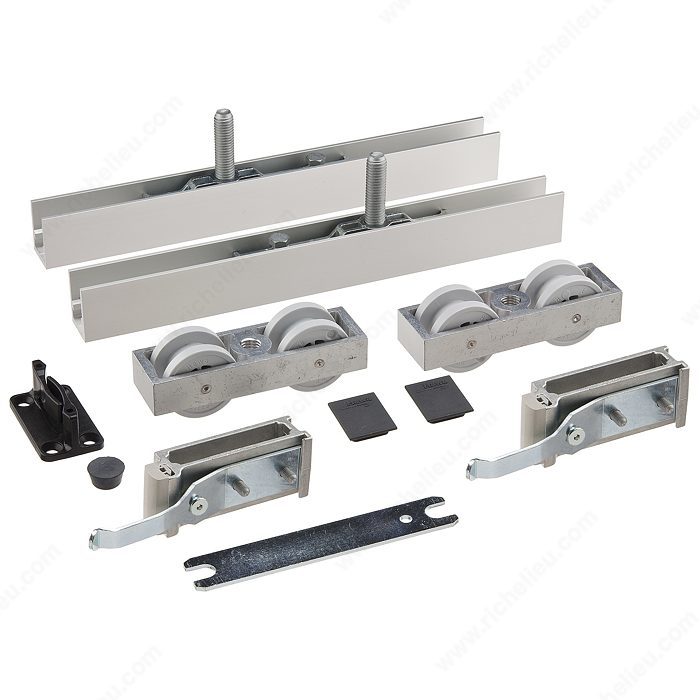 Hawa 8926042 Rolling Hardware, with Two Track Stoppers, for Hawa-Junior 120/B System