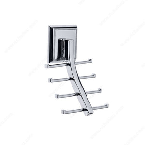 Richelieu RH88847140 Modern Metal Multipurpose Hook - 88847, Chrome