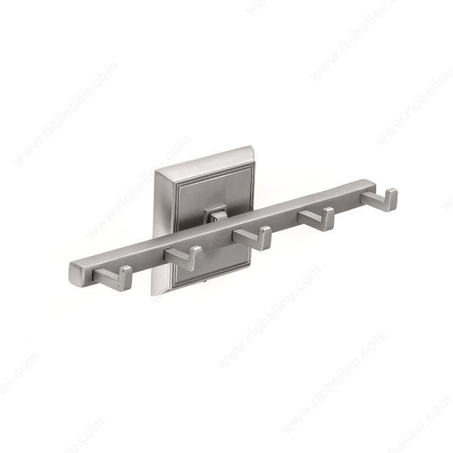Richelieu RH88845195 Modern Lateral Metal Multipurpose Hook - 88845, Brushed Nickel