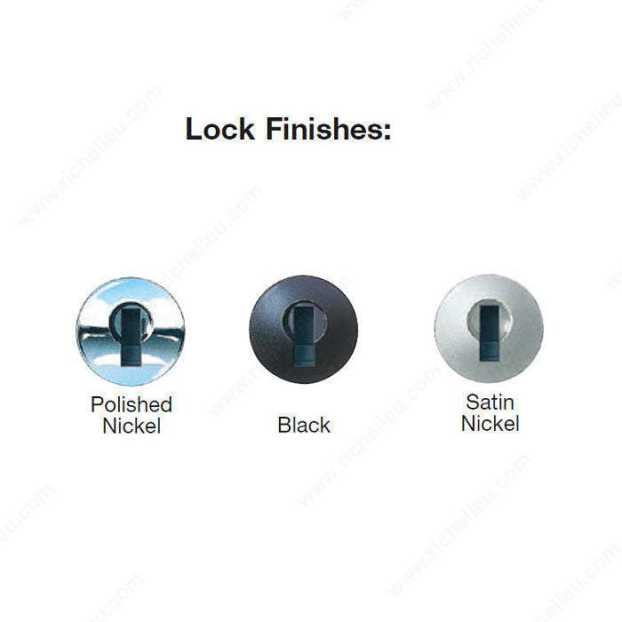 Compx Locks TLLP300K100 Lock Cores, Black, Keyed Alike #100