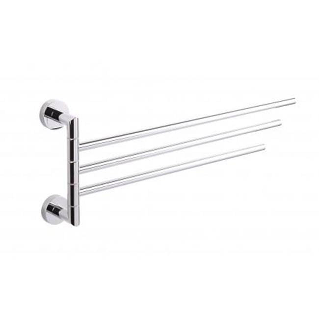 Kartners 144111 Oslo Triple Towel Bar 18" Swivel