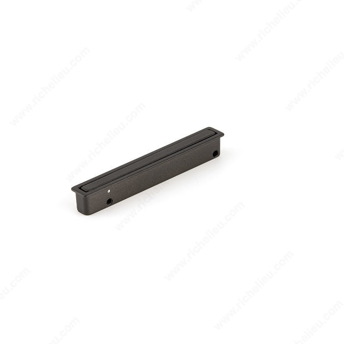 Richelieu MN2313Z105E229 Contemporary Recessed Metal Pull - MN2313Z, Matte White