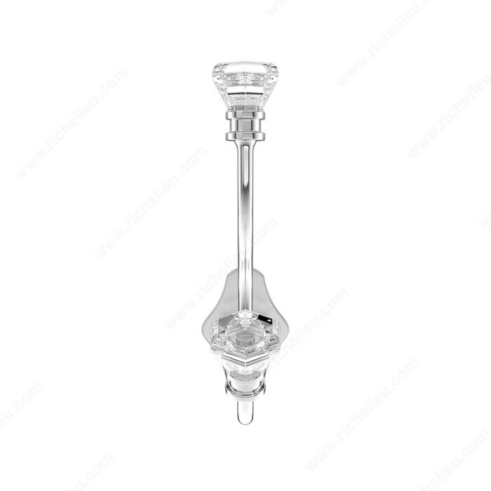 Richelieu NH129414001 Modern Metal and Acrylic Hook - 1294