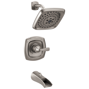 DELTA Monitor® 14 Series Tub & Shower Trim in Stainless Tolva 144724-SS
