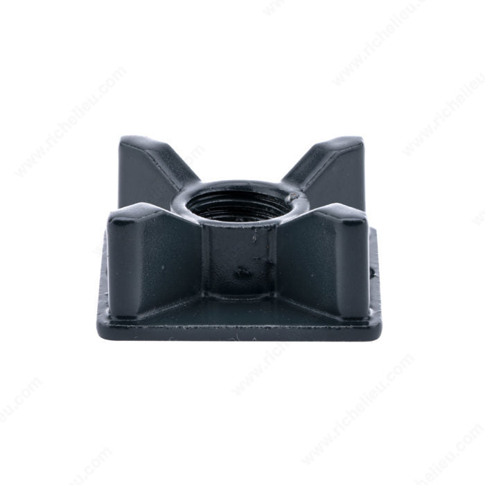 Richelieu 602525906 Leveler End Caps for Liberta 25, Black Anthracite