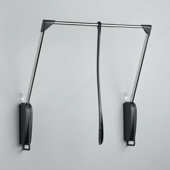 Richelieu 280504140 Wall-Mounted Pull-Down Closet Rod