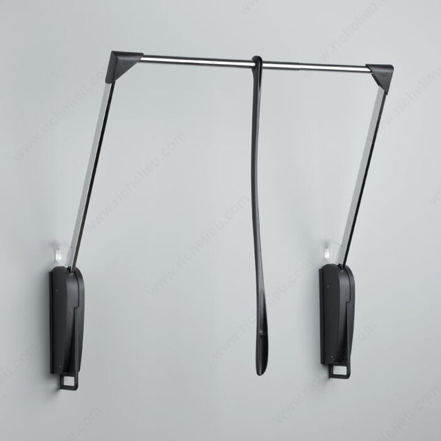 Richelieu 280504140 Wall-Mounted Pull-Down Closet Rod