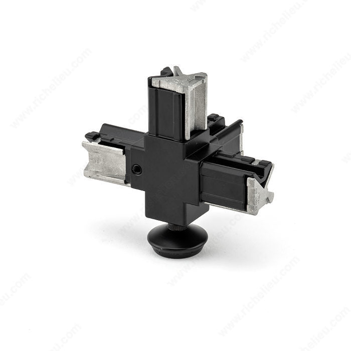 Richelieu 602545900 4-Way Visible Connector with Threaded Hole - Liberta 25