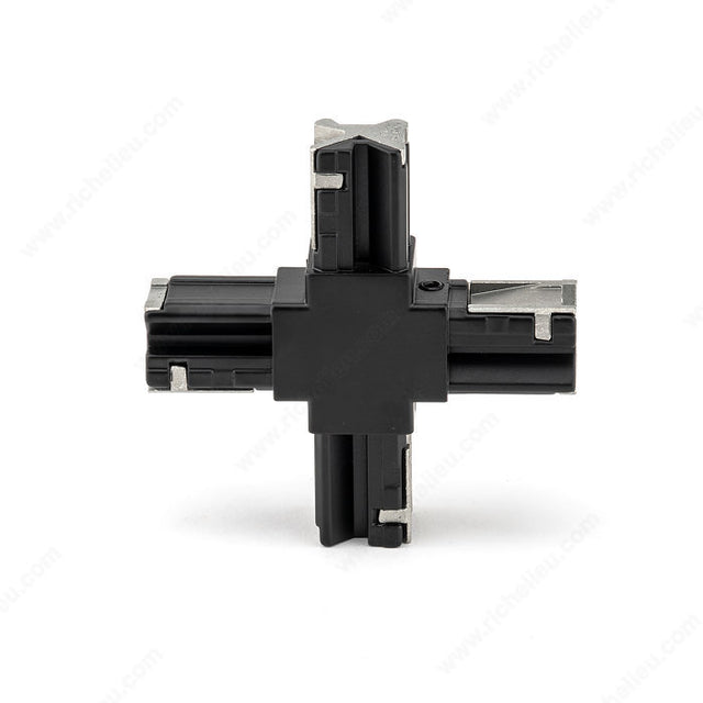 Richelieu 602543900 4-Way Visible X-Shaped Connector - Liberta 25