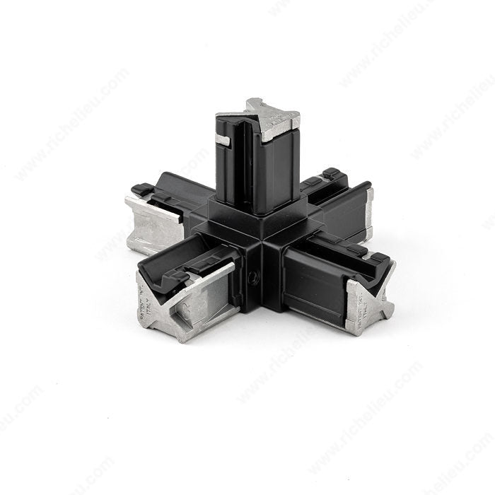 Richelieu 602552900 5-Way Visible Connector - Liberta 25, Matte Black