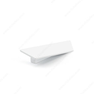Richelieu MN2307Z64E229 Contemporary Metal Pull - MN2307Z, Matte White