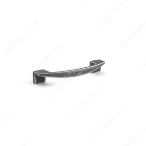 Richelieu MN905Z96G220 Contemporary Metal Pull - MN905Z, Shaded Pewter, 3 25/32 in, 5 1/32 in