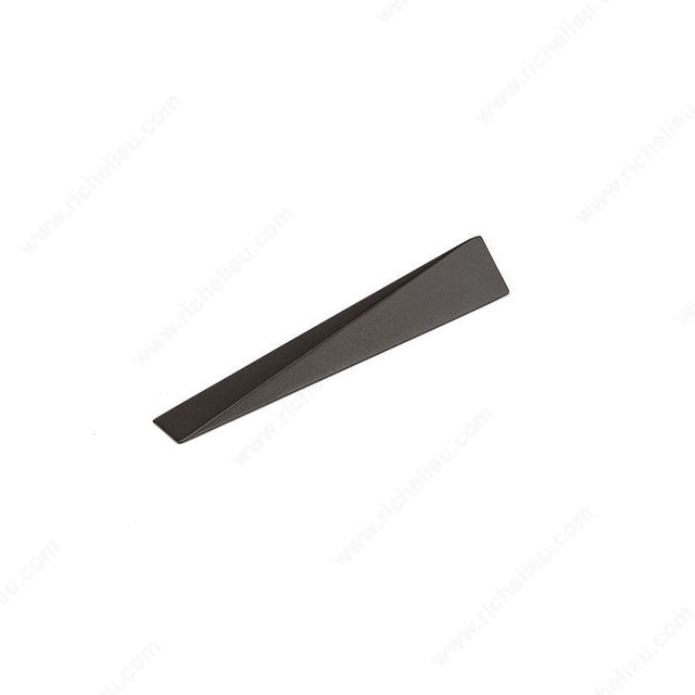 Richelieu MN2355Z96E237 Contemporary Metal Pull - MN23, Verona Graphite / Matte Metalized Bronze, Right