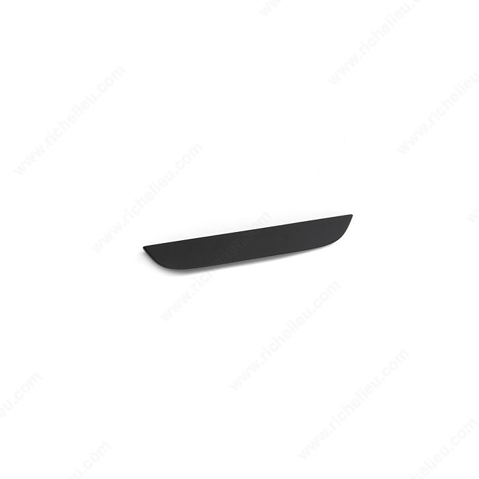 Richelieu MN2350Z32E228 Contemporary Metal Pull - MN2350Z, Matte Black, 1 1/4 in, 3/4 in, 4 13/32 in