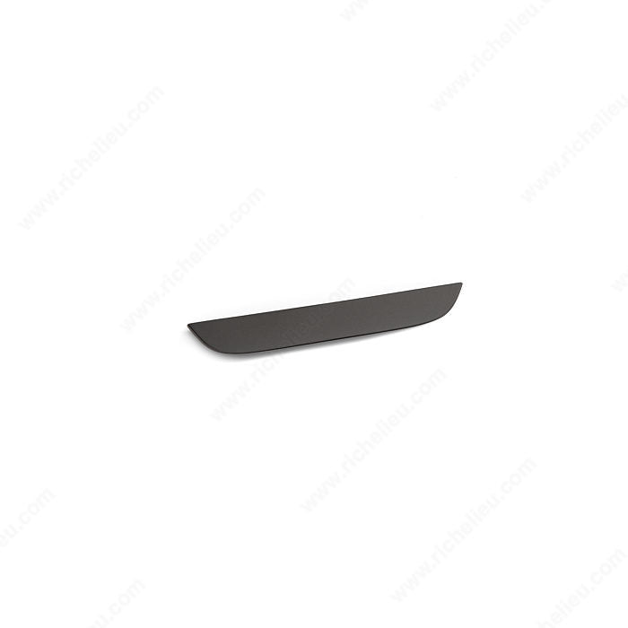 Richelieu MN2350Z32E237 Contemporary Metal Pull - MN2350Z, Verona Graphite / Matte Metalized Bronze, 1 1/4 in, 3/4 in, 4 13/32 in