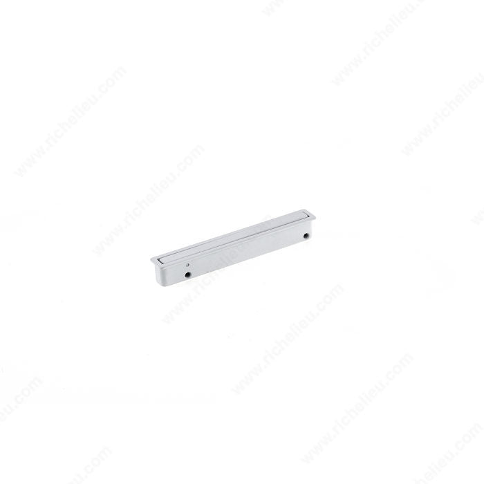 Richelieu MN2313Z105E229 Contemporary Recessed Metal Pull - MN2313Z, Matte White