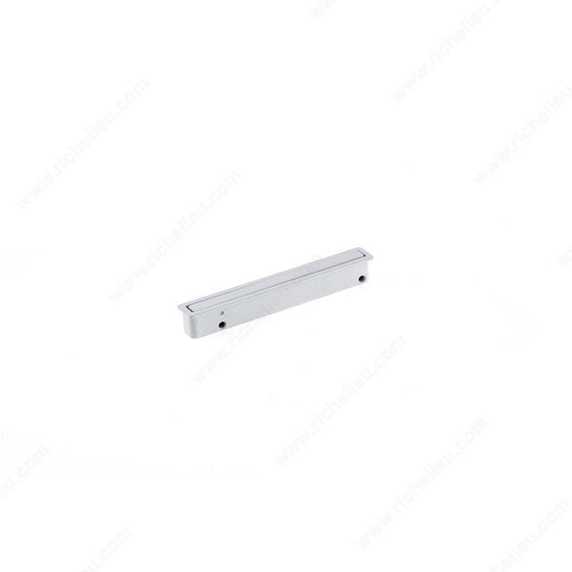 Richelieu MN2313Z105E229 Contemporary Recessed Metal Pull - MN2313Z, Matte White