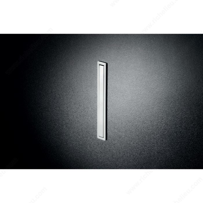 Richelieu MN2313Z105E229 Contemporary Recessed Metal Pull - MN2313Z, Matte White