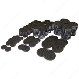 ECO FELTAC 93538PC ECO FELTAC® Black Felt Multipacks (Round)