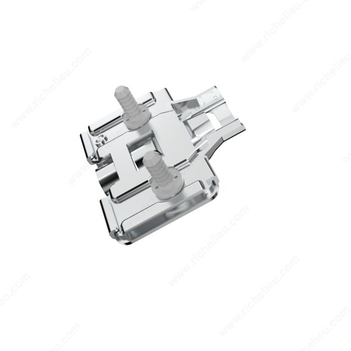 Richelieu RCS01007 RCS Mounting Plates with 11.5 mm Expando Dowel and Eccentric Adjustment, 0 in