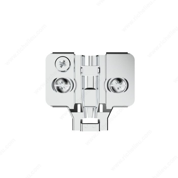 Richelieu RCS00602 RCS Mounting Plates - with Euro Screws and Eccentric Adjustment, 0 in