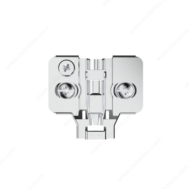Richelieu RCS00602 RCS Mounting Plates - with Euro Screws and Eccentric Adjustment, 0 in