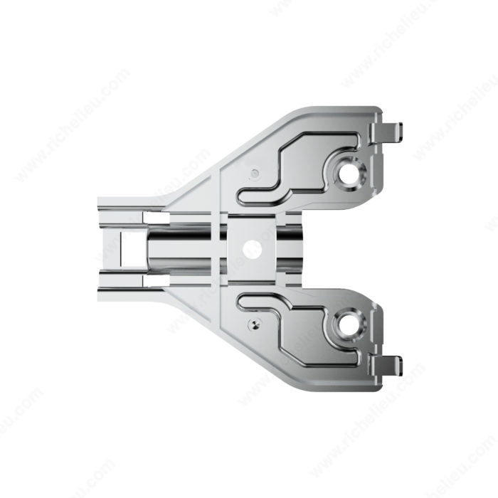 Richelieu RCS00902 RCS Mounting Plates for Face Frame Cabinet - Screw-in with Eccentric Adjustment, 0 in