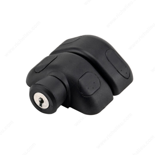 Richelieu PGLMK90 Side-Pull Magnetic Safety Gate Latch with Key