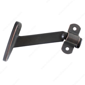 Onward 2284ANV Heavy-Duty Aluminum Bracket with Extended Arm for Wood Handrail - 4 1/16 in (103.18 mm), Antique Nickel