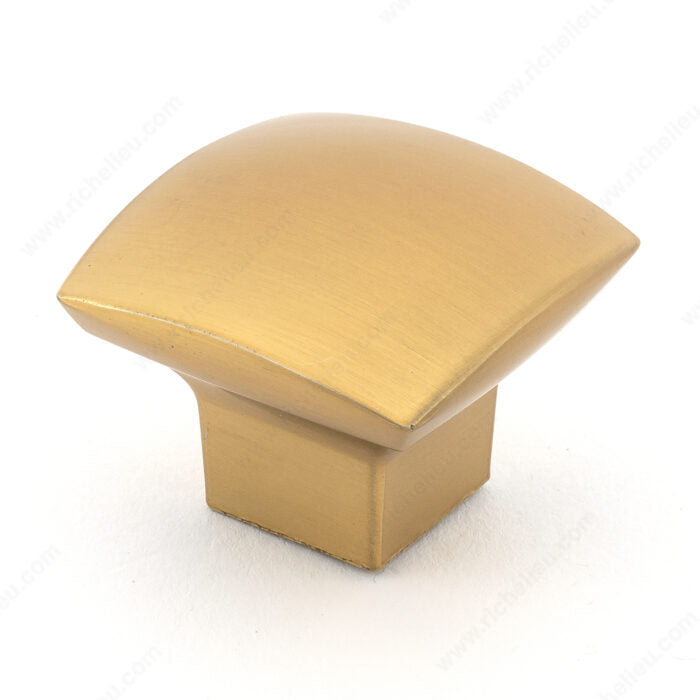 Richelieu BP814332158 Modern Metal Knob - 8143, Brushed Aurum Gold