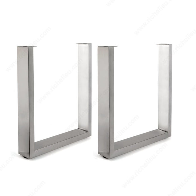 Richelieu 8040900 Legs for Structural Table, 28 in, 24 in x 27 15/16 in (610 mm x 710 mm), Dining