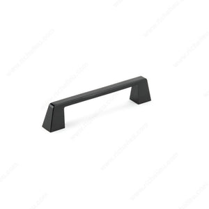 Richelieu BP7340128900 Modern Metal Pull - 7340, Matte Black, 5 1/32 in, 6 13/32 in