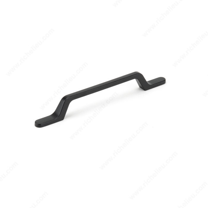Richelieu BP52010320900 Modern Metal Pull - 52010, Matte Black, 12 5/8 in, 15 1/4 in, 9/16 in