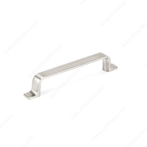 Richelieu BP52003128195 Modern Metal Pull - 52003, Brushed Nickel, 5 1/32 in, 6 1/2 in, 19/32 in
