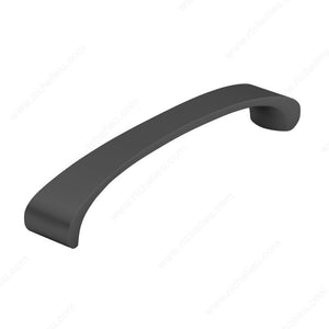 Richelieu BP82871128900 Modern Metal Pull - 82871, Matte Black, 5 1/32 in, 5 5/8 in, 13/16 in