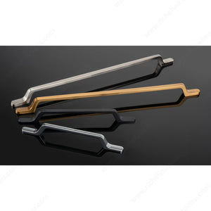Richelieu BP52010128195 Modern Metal Pull - 52010, Brushed Nickel, 5 1/32 in, 7 5/8 in, 1/2 in