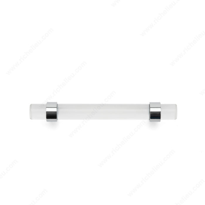 Richelieu BP02069614011 Modern Glass and Metal Pull - 0206
