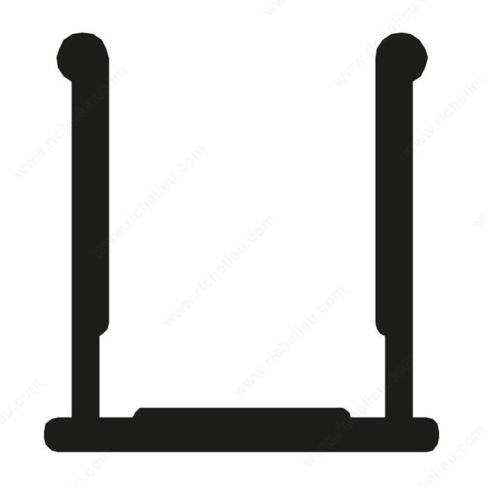 Terno 892740A210 U-Shape Cover Profile Type 2740, 78 3/4 in