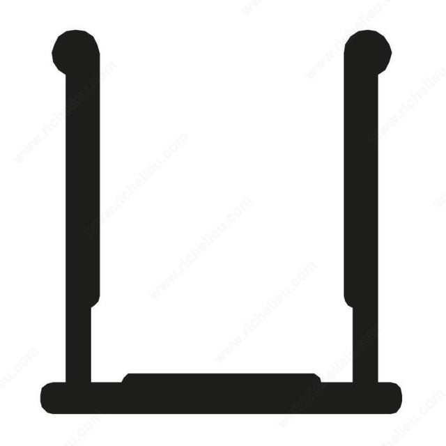 Terno 892740A210 U-Shape Cover Profile Type 2740, 78 3/4 in