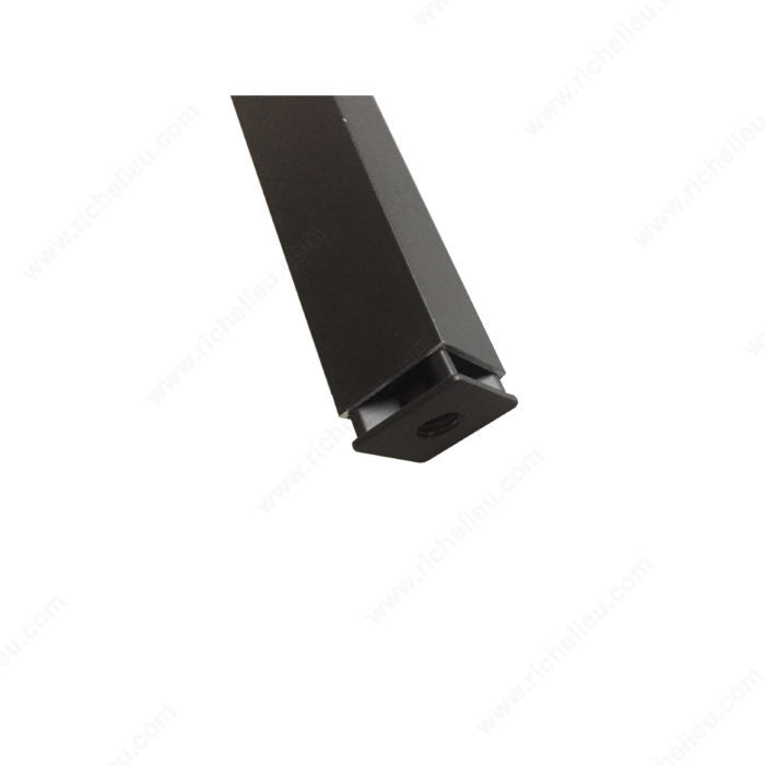 Richelieu 602525906 Leveler End Caps for Liberta 25, Black Anthracite