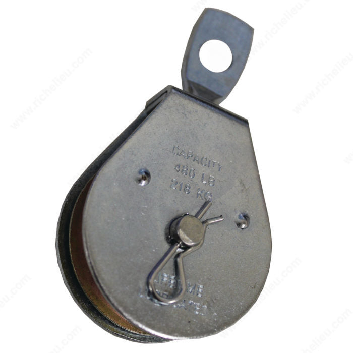 Richelieu 3306XBC Single Swivel Pulley, 3 in, 650 lb