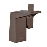 Carre Single Hole, Single-Handle, Bathroom Faucet in Oil Rubbed Bronze